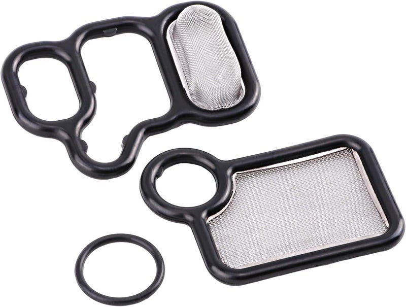 Cybal 15845-RAA-A01 91319-PAA-A01 Head Cylinder Solenoid Valve Gasket Set Fit 02-12 Acura CSX/RDX/RSX/TSX Honda Accord/Civic/CR-V/Element/FIT 1.5L/2.0L/2.4L 15815-RAA-A02,15815PNA003,917-176,VVS900,SVF100 - Image 1